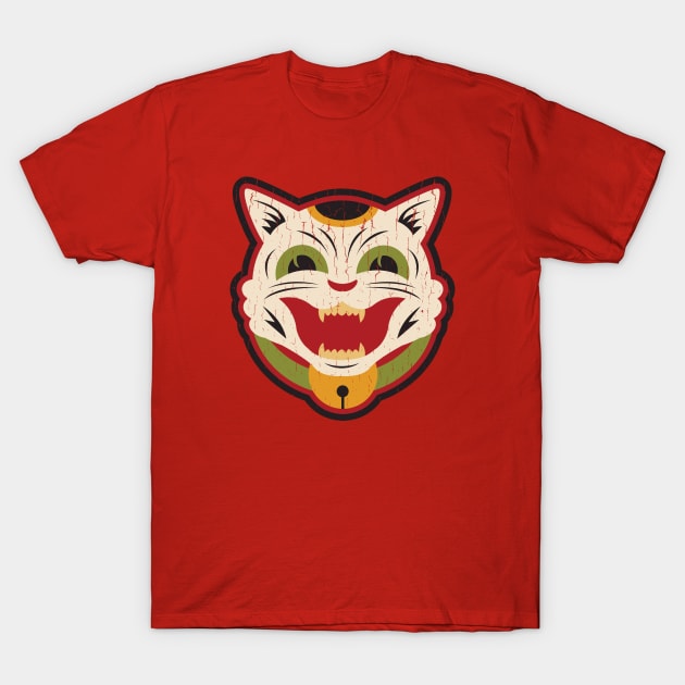 Feelin' Lucky? Maneki Neko T-Shirt by Kappacino Creations